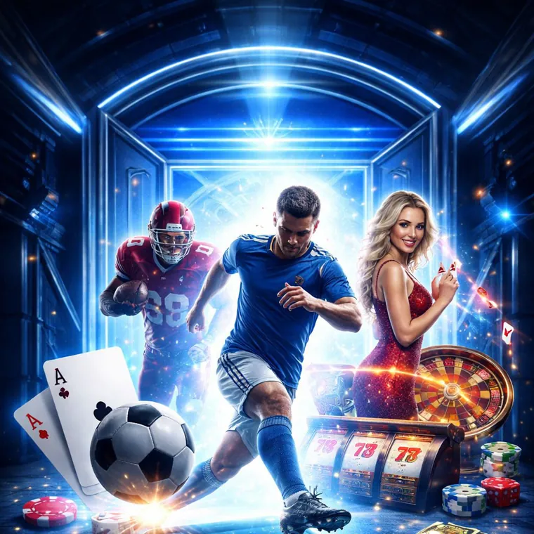 Diverse poker game selection icon